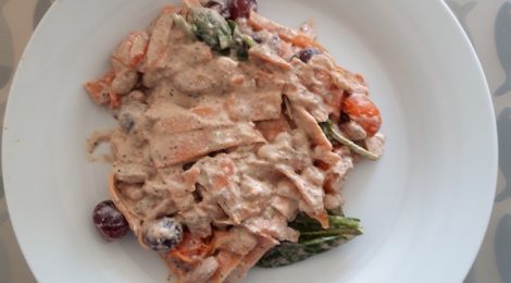 Wortel spaghetti gerecht