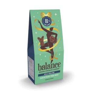 Balance - Kerst Chocolade Melk Praliné stevia (100 gr)