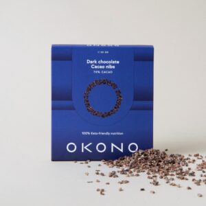 OKONO - Keto Dark Chocolate Cacao Nibs (50 gr)