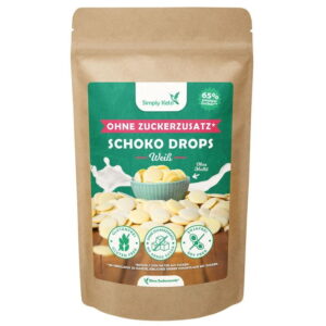 Simply Keto - Chocolade Druppels Wit met erythritol (200 gr)