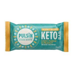 Pulsin Choc Fudge & Peanut Keto Bar (50 gr)