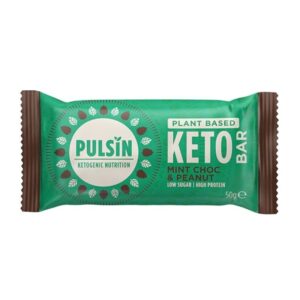 Pulsin Mint Choc & Peanut Keto Bar (50 gr)