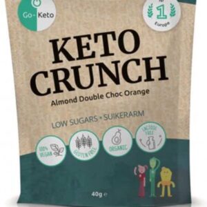 Go-Keto - Keto Crunch Almond Double Choc Orange (40 gr)