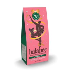 Balance - Kerst Chocolade Puur Praliné stevia (100 gr)