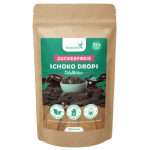 Simply Keto - Chocolade Druppels Puur met erythritol (200 gr)