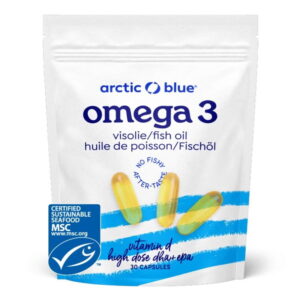 Artic Blue Omega 3 visolie met vitamine D (30 capsules)