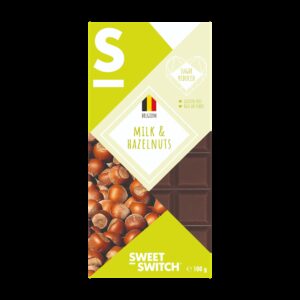 Sweet Switch - Melkchocolade Hazelnoot Tablet (100 gr)