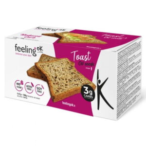FeelingOK Toast Oliezaden +Protein (16 stuks)