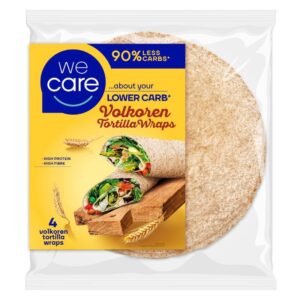 WeCare Volkoren Tortilla Wraps (4 stuks)