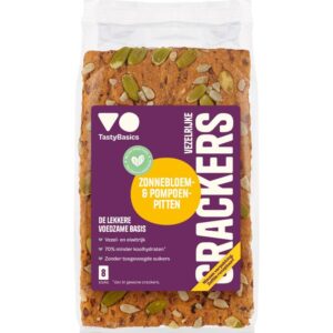 TastyBasics - Crackers zonnebloem- en pompoenpitten
