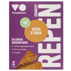 TastyBasics - Crunchy Noten & Zaden Repen (6 stuks)