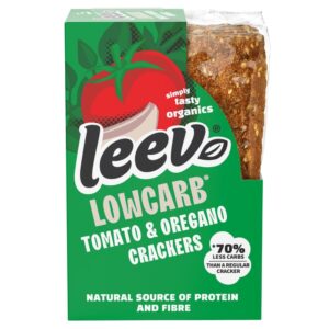 Leev® Low Carb Qrackers Tomato & Oregano (3x2 stuks)