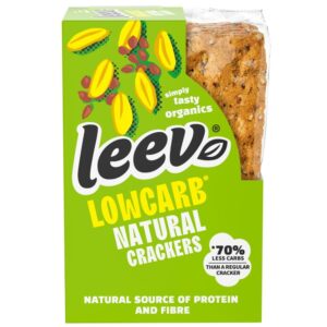 Leev® Low Carb Qrackers Lijnzaad (3x2 stuks)
