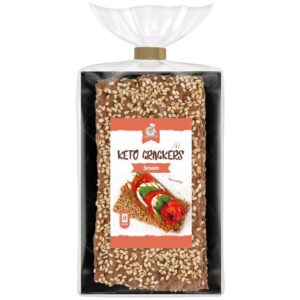 Lowcarbchef Keto Crackers Sesam (8 stuks)