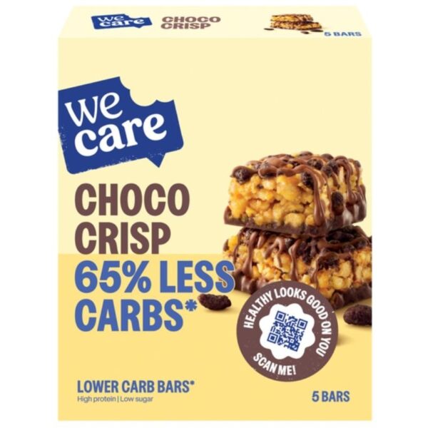 WeCare Lower Carb Chocolate Chip Crisp repen (5 stuks)