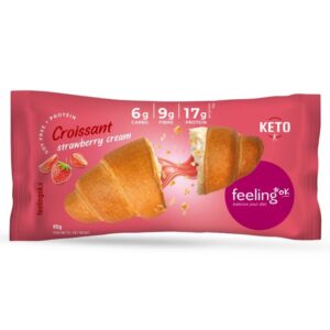 FeelingOK Croissant Aardbei +Protein (1x65 gr)