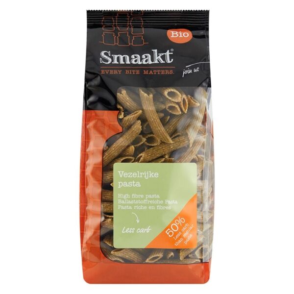 Smaakt Less Carb Vezelrijke pasta bio (325 gr)