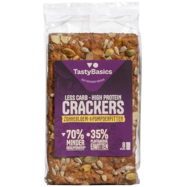 TastyBasics Crackers zonnebloem- en pompoenpitten