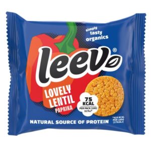 Leev® Bio Lovely Lentil Gepofte Wafels Paprika (2 stuks)