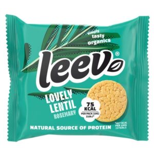 Leev® Bio Lovely Lentil Gepofte Wafels Rozemarijn (2 stuks)