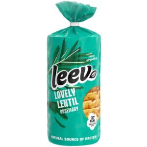 Leev® Bio Lovely Lentil Gepofte Wafels Rozemarijn (117 gr)