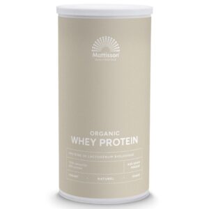 Mattisson Biologische Whey Protein Naturel Ongezoet (450 gr)