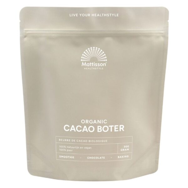 Mattisson Biologische Cacao Boter (300 gr)