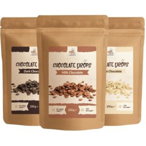 Lowcarbchef Chocolade druppels - Voordeelpakket