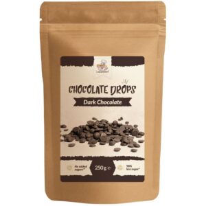 Lowcarbchef Mini Chocolade Druppels Puur (250 gr)