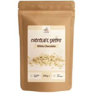 Lowcarbchef Mini Chocolade Druppels Wit (250 gr)
