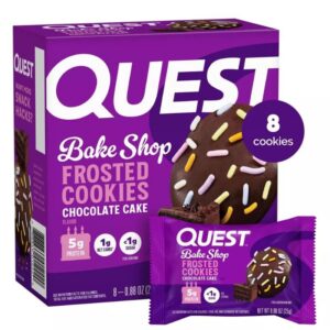Quest Frosted Cookies Chocolate Cake (8 stuks)