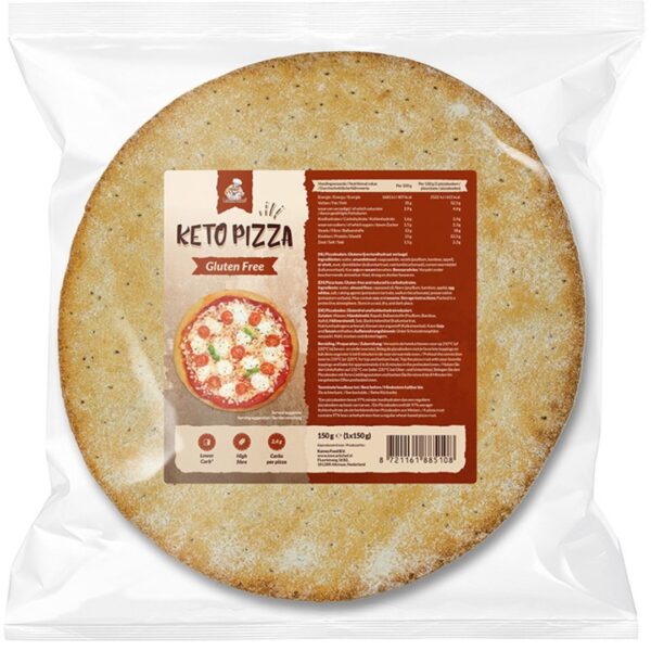 Lowcarbchef Keto Pizzabodem, glutenvrij (150 gr)